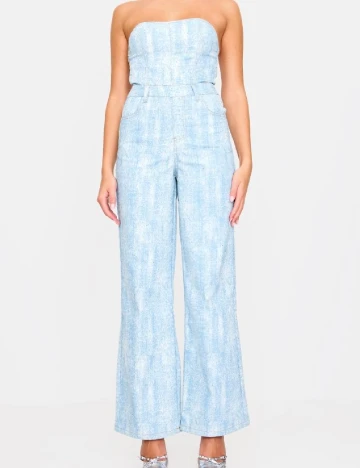 Salopeta PRETTYLITTLETHING, albastru