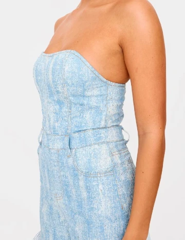 Salopeta PRETTYLITTLETHING, albastru