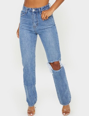 Blugi PRETTYLITTLETHING, albastru