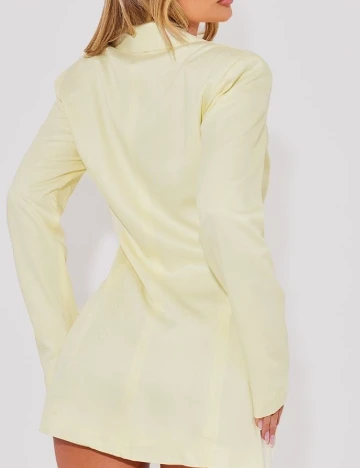 Rochie scurta PRETTYLITTLETHING, galben