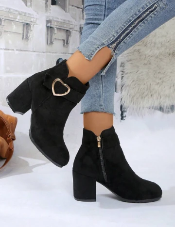 Botine SHEIN, negru
