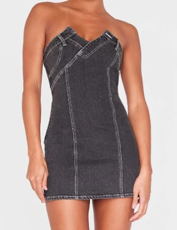 Rochie scurta PRETTYLITTLETHING, gri Gri