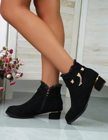 Botine SHEIN, negru