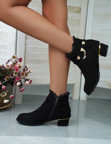 Botine SHEIN, negru