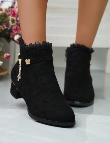 Botine SHEIN, negru