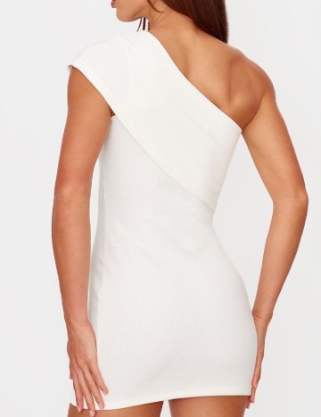 Rochie scurta PRETTYLITTLETHING, alb