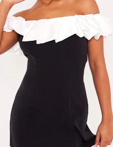 Rochie scurta PRETTYLITTLETHING, negru