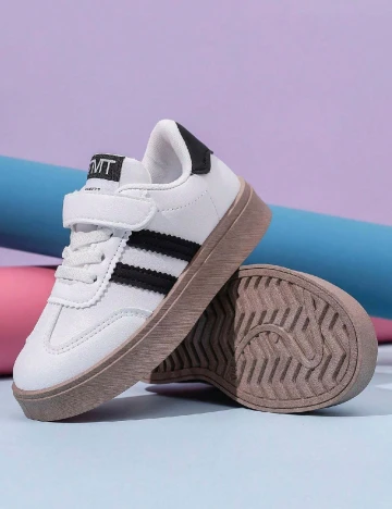 Adidasi Shein Kids, alb