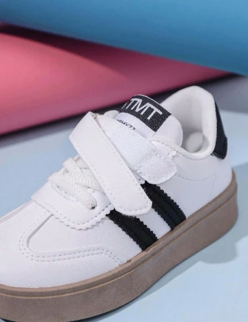 Adidasi Shein Kids, alb