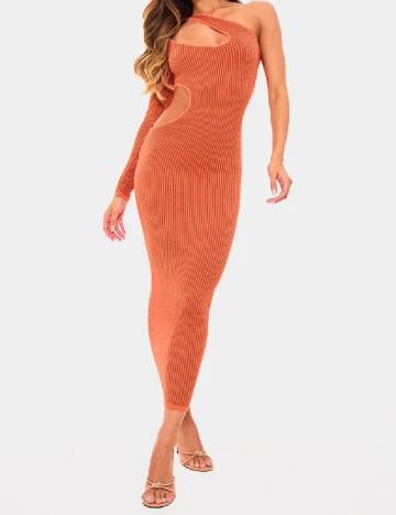 Rochie lunga PRETTYLITTLETHING, portocaliu