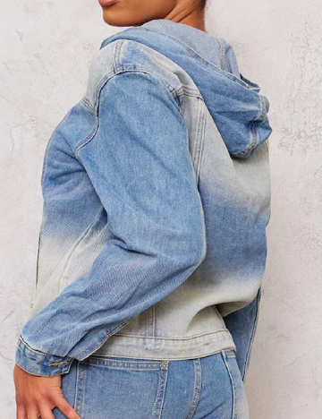 Jacheta Oversize PRETTYLITTLETHING, albastru