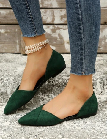 Balerini SHEIN, verde Verde
