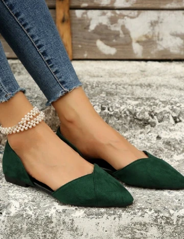 Balerini SHEIN, verde Verde