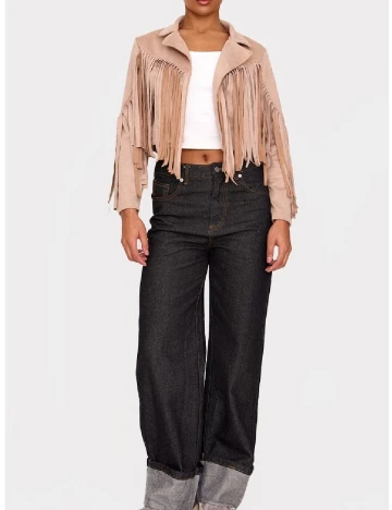 Jacheta PrettyLittleThing, maro deschis Maro