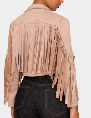 Jacheta PrettyLittleThing, maro deschis Maro