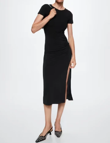 Rochie medie Mango, negru