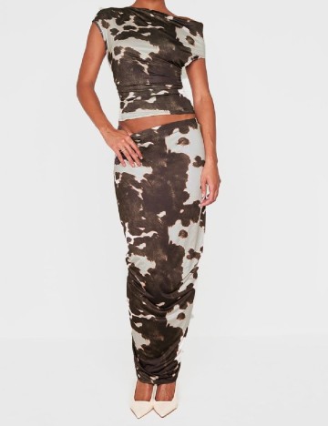 Fusta PrettyLittleThing, animal print