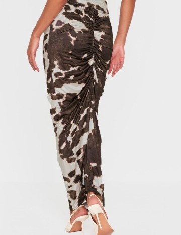 Fusta PrettyLittleThing, animal print