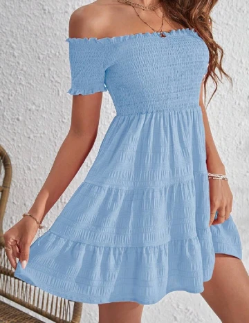 Rochie scurta SHEIN, albastru
