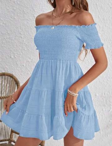 Rochie scurta SHEIN, albastru