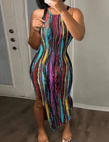 Rochie lunga SHEIN, mix culori