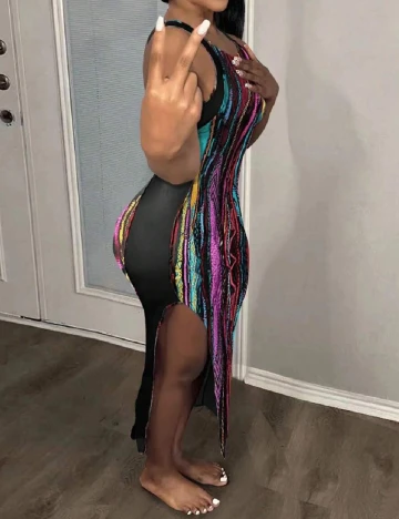 Rochie lunga SHEIN, mix culori