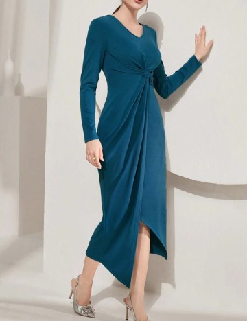 Rochie medie SHEIN, albastru
