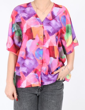 Camasa SHEIN, mix culori