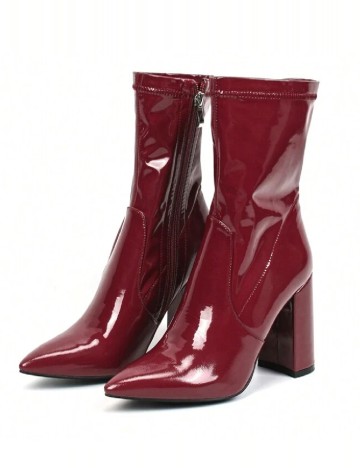 
						Botine SHEIN, visiniu