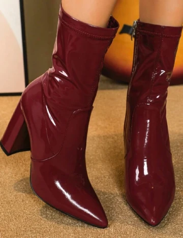 Botine SHEIN, visiniu