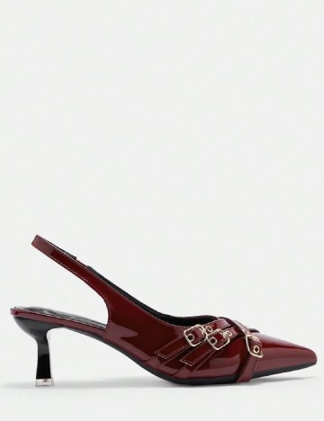 Pantofi SHEIN, visiniu