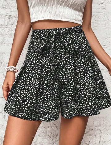 Fusta pantalon SHEIN, negru