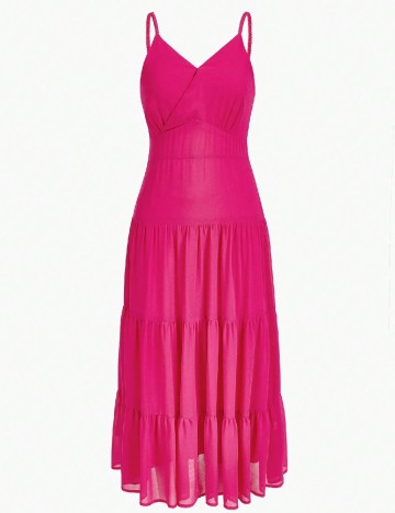 Rochie medie MOTF, roz