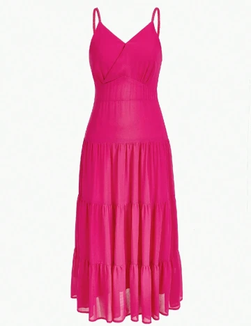 Rochie medie MOTF, roz