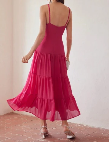 Rochie medie MOTF, roz