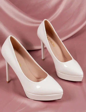 Pantofi SHEIN, alb