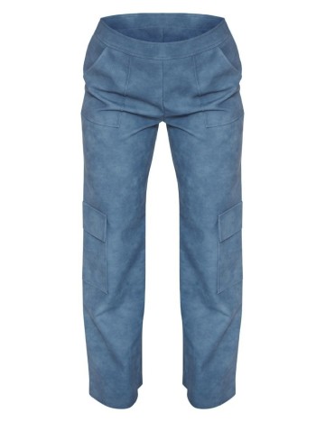 Pantaloni PRETTYLITTLETHING, albastru