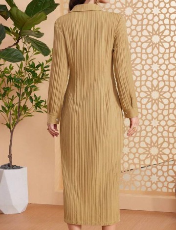 Rochie medie SHEIN, maro deschis