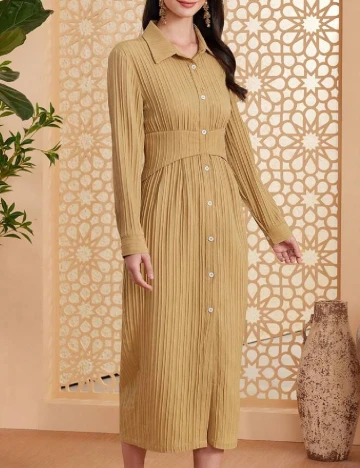 Rochie medie SHEIN, maro deschis