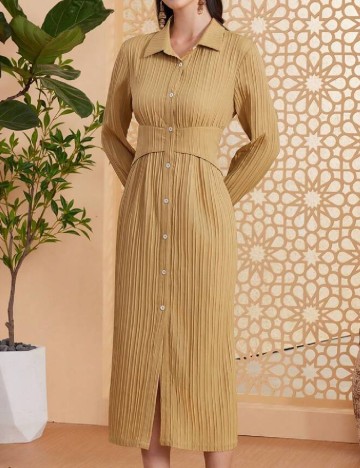 Rochie medie SHEIN, maro deschis