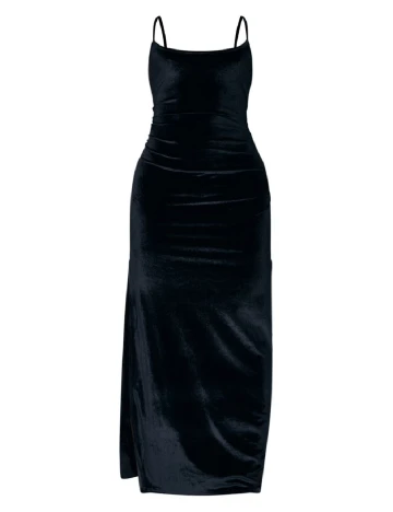 Rochie lunga PRETTYLITTLETHING, negru