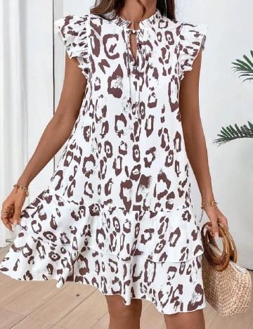 Rochie scurta SHEIN, alb