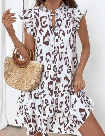 Rochie scurta SHEIN, alb