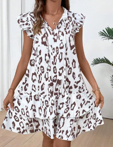 Rochie scurta SHEIN, alb