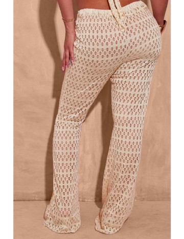 Pantaloni PRETTYLITTLETHING, crem