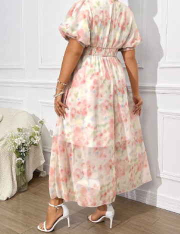 Rochie lunga SHEIN CURVE, mix culori
