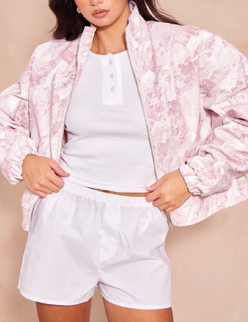Geaca PRETTYLITTLETHING, roz