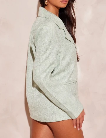 Sacou Oversize PRETTYLITTLETHING, verde