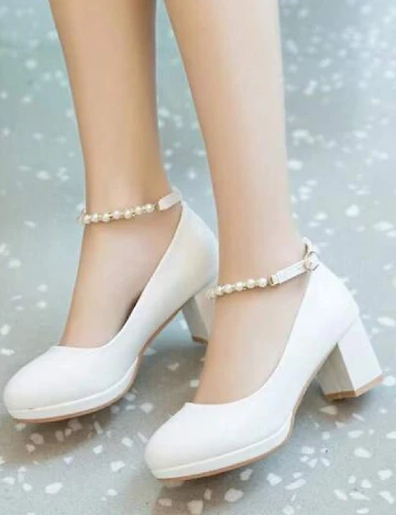Pantofi SHEIN, alb Alb