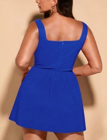 Rochie scurta SHEIN CURVE, albastru